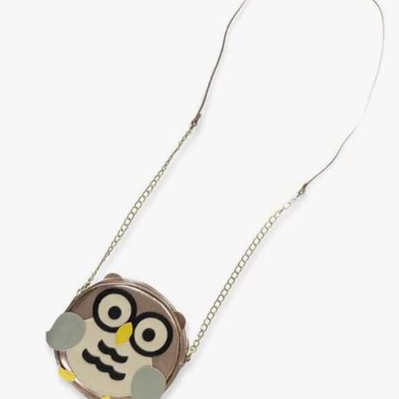 Oliva Miller Handbags - Olivia Miller Owl Crossbody Bag, Metallic NWOT